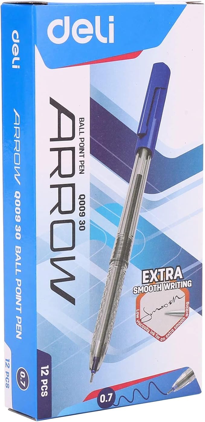 Deli Arrow Ball Point Pen Set 0.5mm eq00930&nbsp; Blue - 1 Pen