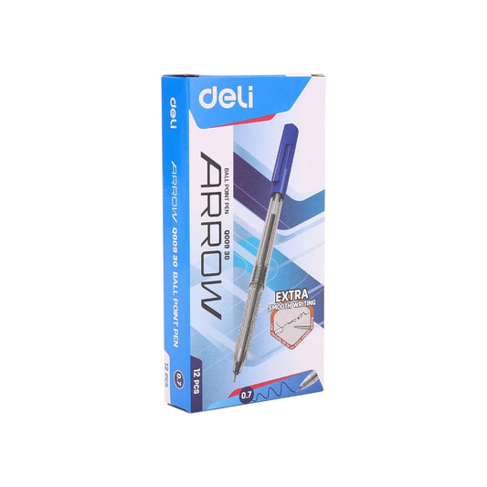 Deli Arrow Ball Point Pen Set 0.5mm eq00930 Blue - 1 Pen