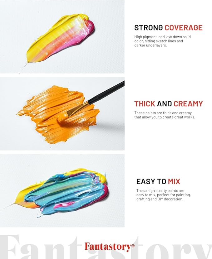 M&G Acrylic Paints 12 Ml - Set Of 24Pcs (Copy)