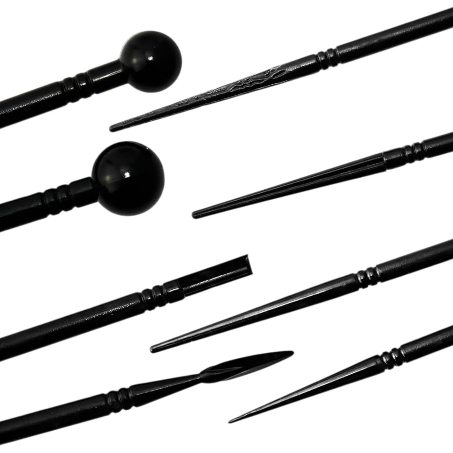 13pcs Polymer Modeling Clay Sculpting Tools, Dotting Pen, Silicone Tips, Ball Stylus