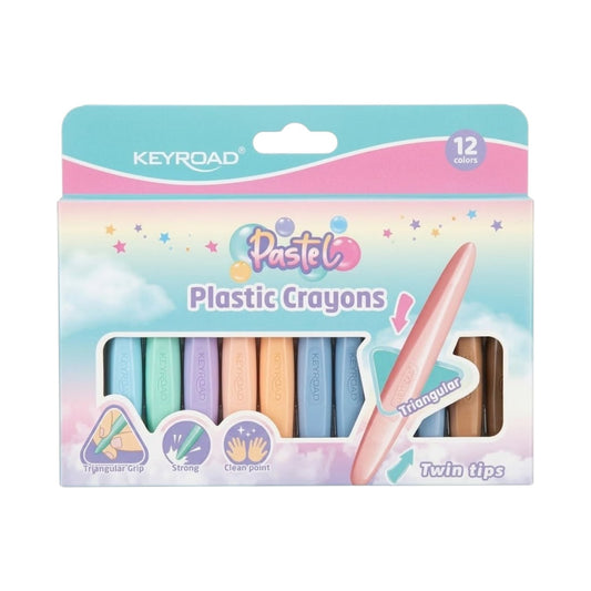 Keyroad double-Ended Pastel Wax Crayons - Model KR973343