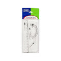 Prima large geometric drawing set - transparent, 4 pcs