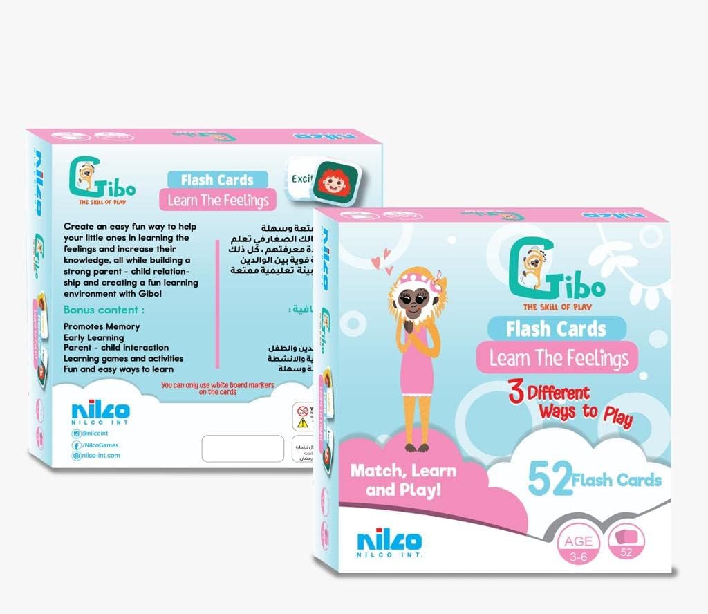 Gibo Flash Card Learn The Feelings