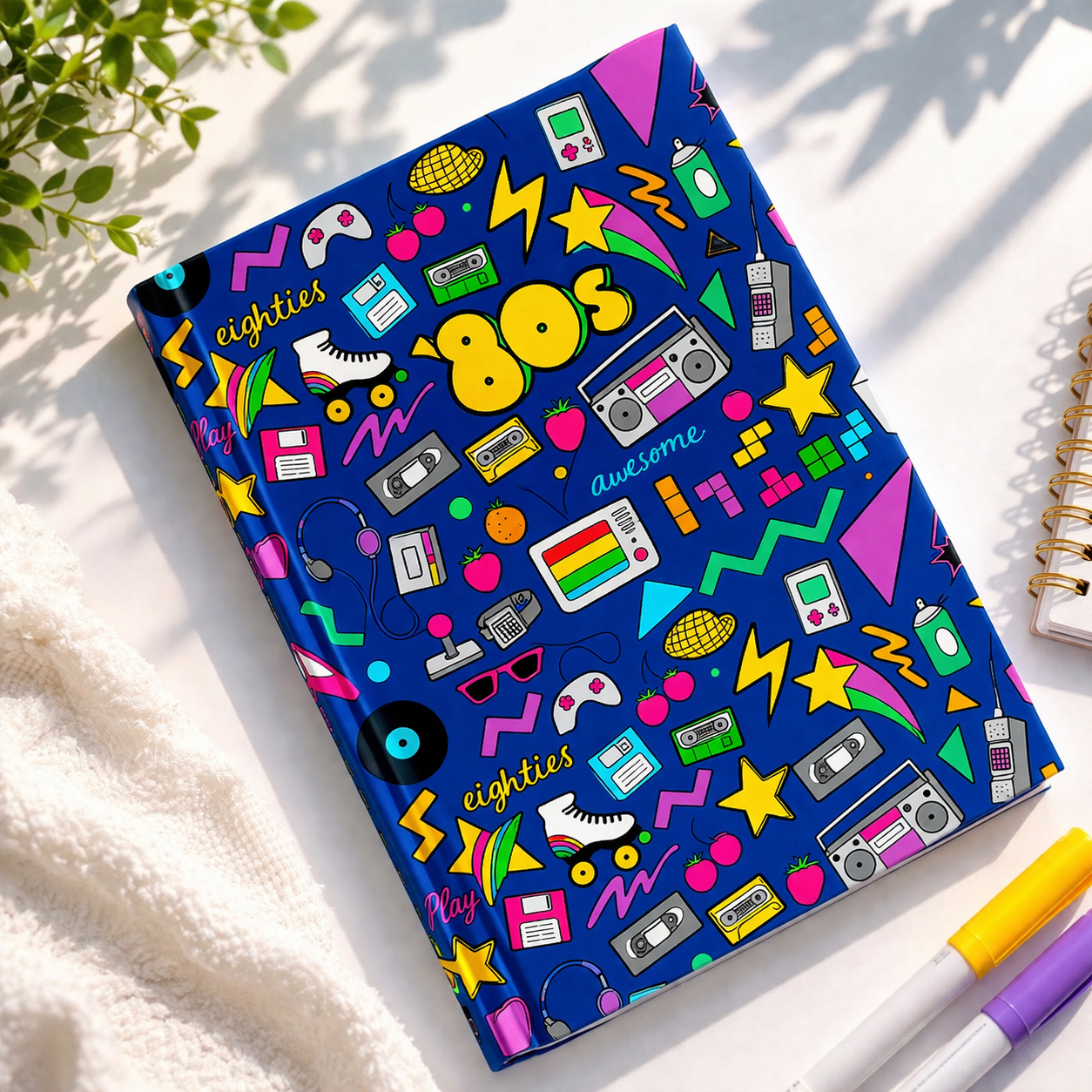 Hardcover Notebook A5, Cellophane sewing, 192 sheets, Model BE