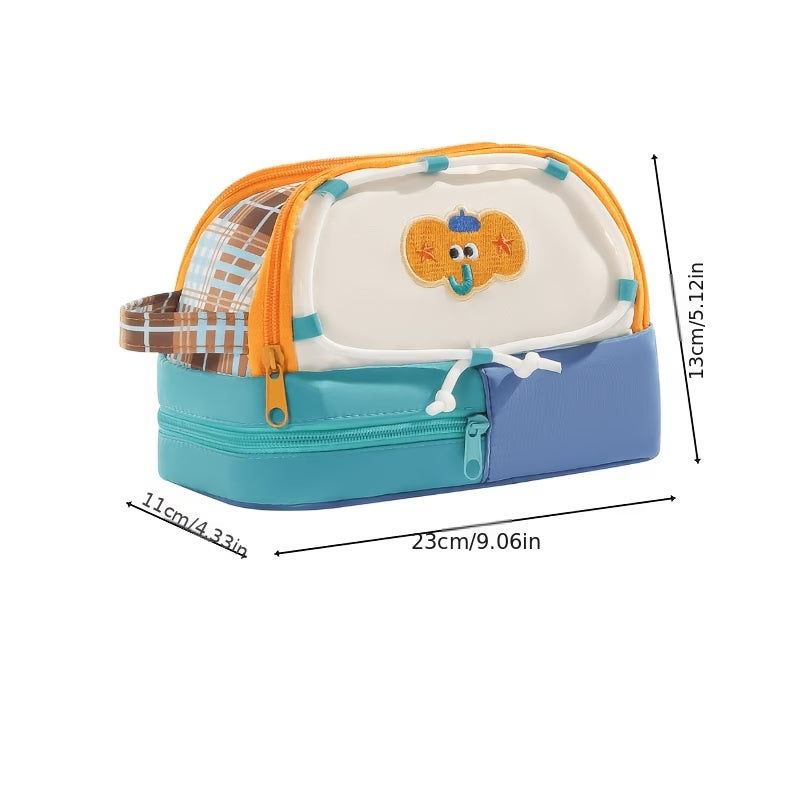 Large Capacity Double-Layer Pencil Case