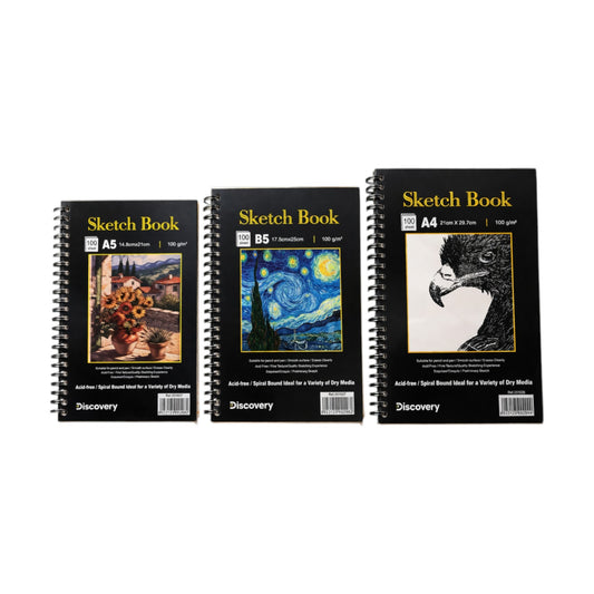 Sketch Book for Kids, Adult, Side Spiral Bound Drawing Paper Pad 100 Sheets