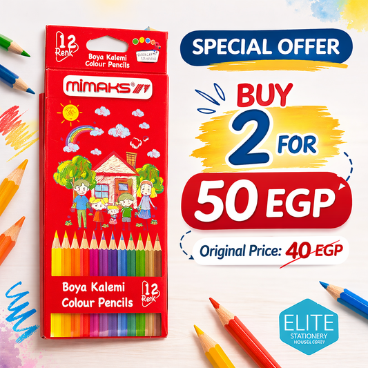 Mi̇maks 12 Long Pencil Color