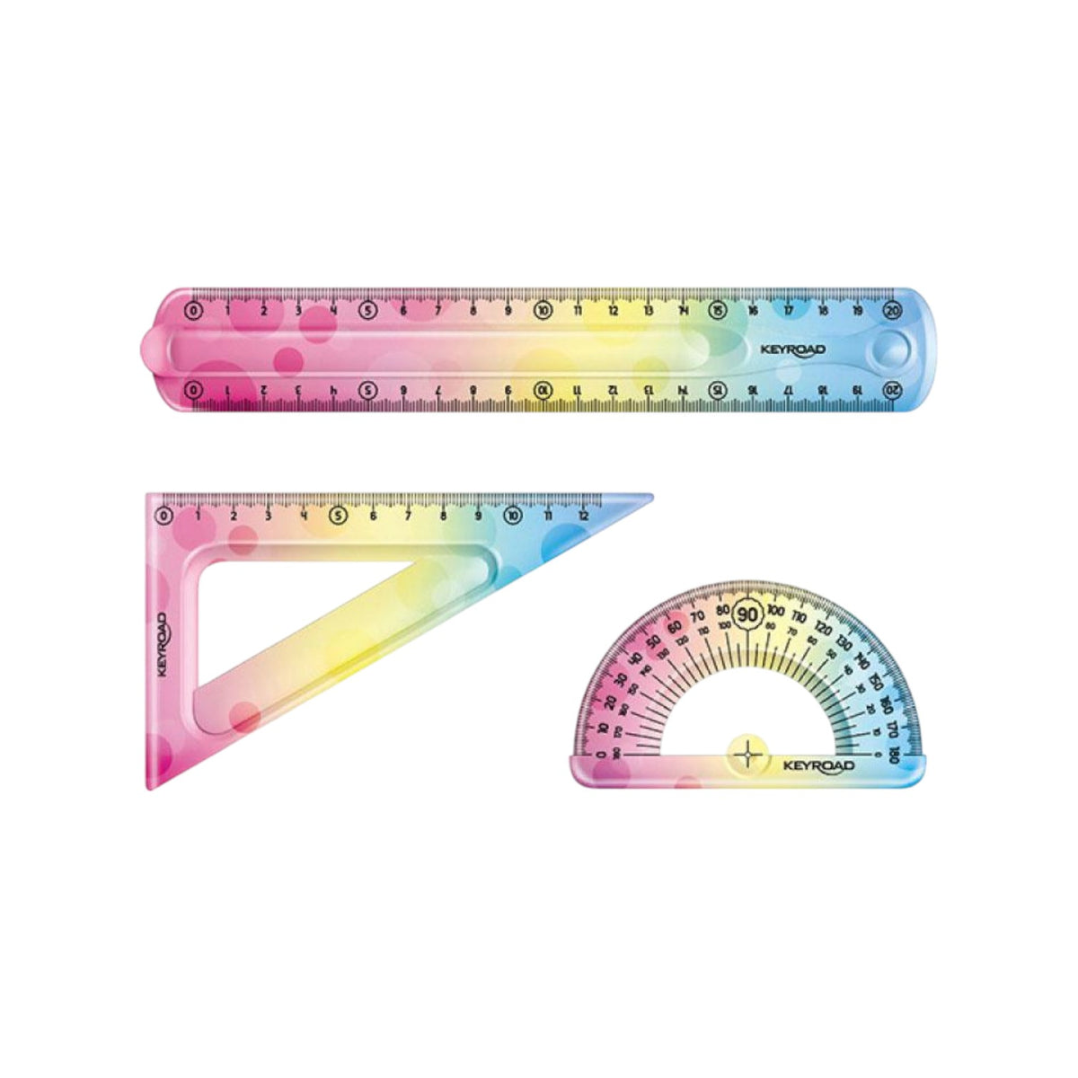 Flexible colored geometry set 3 pieces – Keyroad Model KR972278