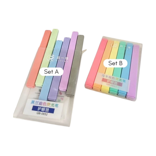 Morandi Highlighter 6 PCS LTH QB-0651 / QB-0652