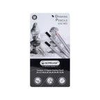 Acmeliae Hexagonal Pencil Set – 12 - 16 Pencils in Tin Box – Grades 2H to 8B