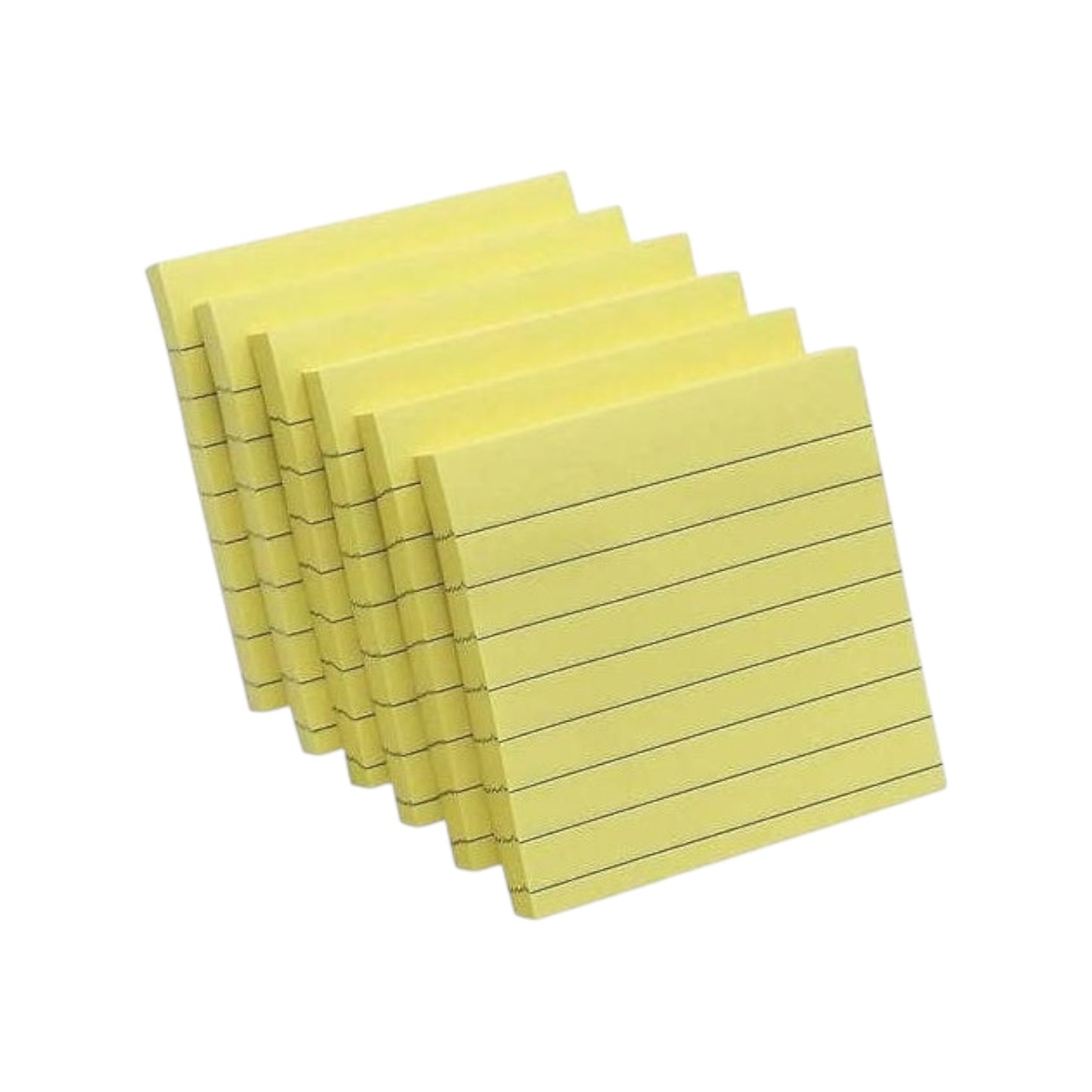 Sticky Note Yellow Lined 100 Sheets Size 7.6*7.6 mm