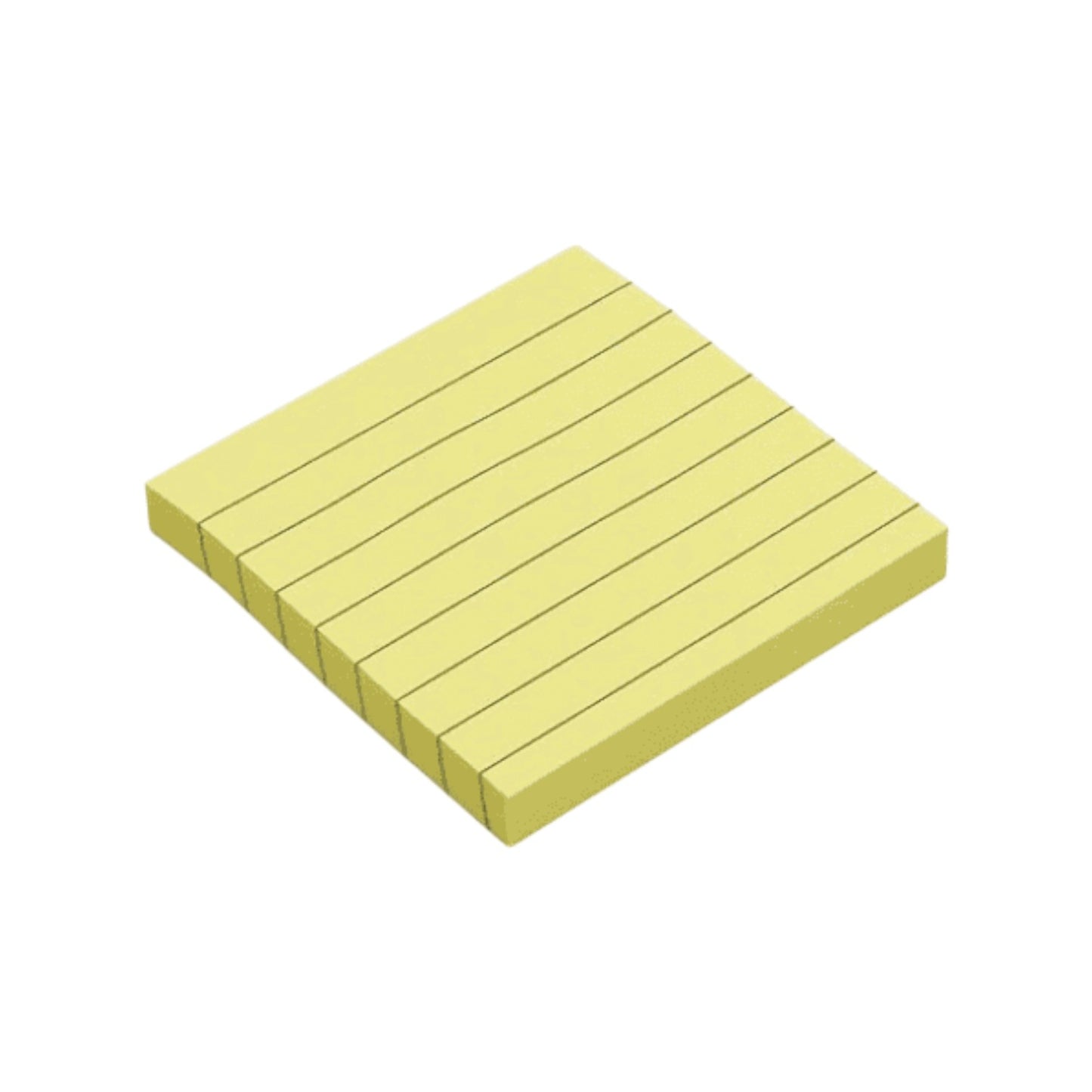 Sticky Note Yellow Lined 100 Sheets Size 7.6*7.6 mm