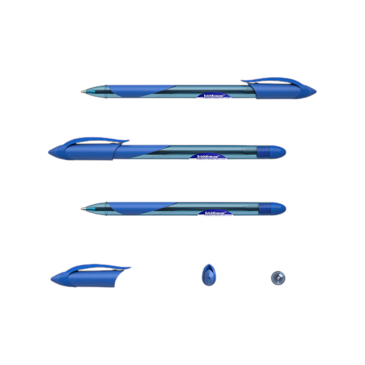 Ballpoint pen Erich Krause Dolphin Stick & Grip Classic 1.2mm Ink Color: Blue