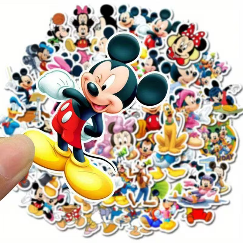 25 Vinyl Stickers -  Official Disney Mickey Mouse Series
