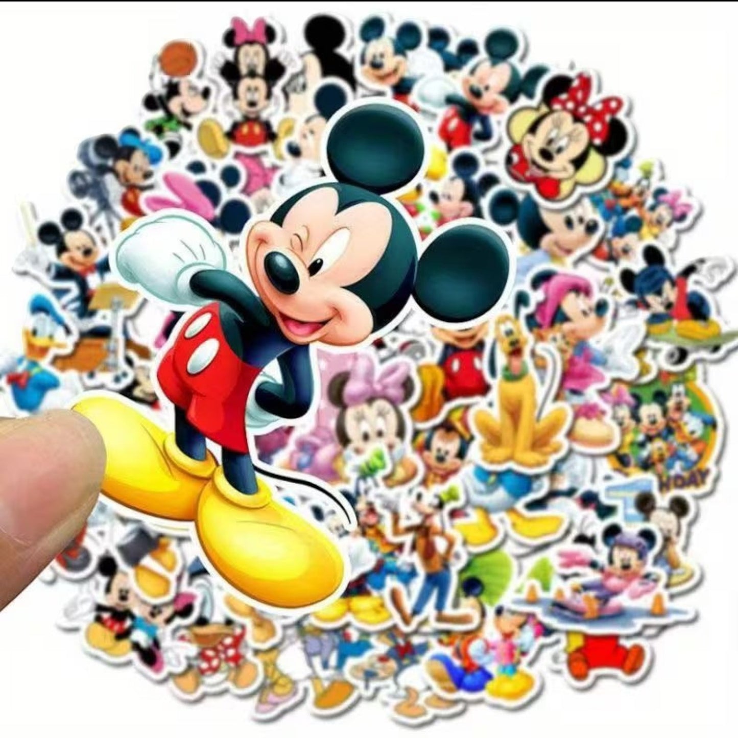 25 Vinyl Stickers -  Official Disney Mickey Mouse Series