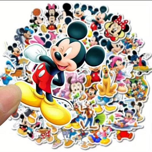25 Vinyl Stickers -  Official Disney Mickey Mouse Series