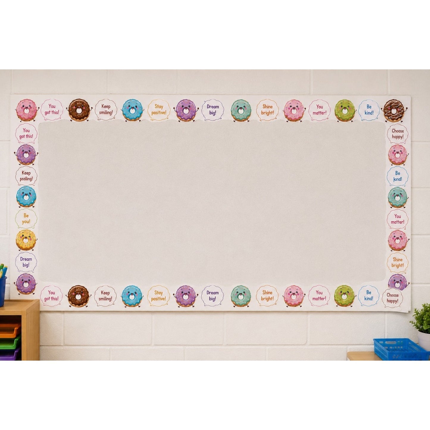 Positive Donut Bulletin Board Border - Pack of 12 ( 8 m )