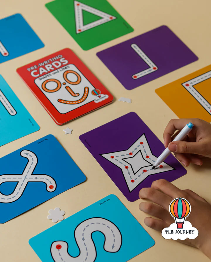 UPGRADED Lines and Shapes Pre-writing Cards