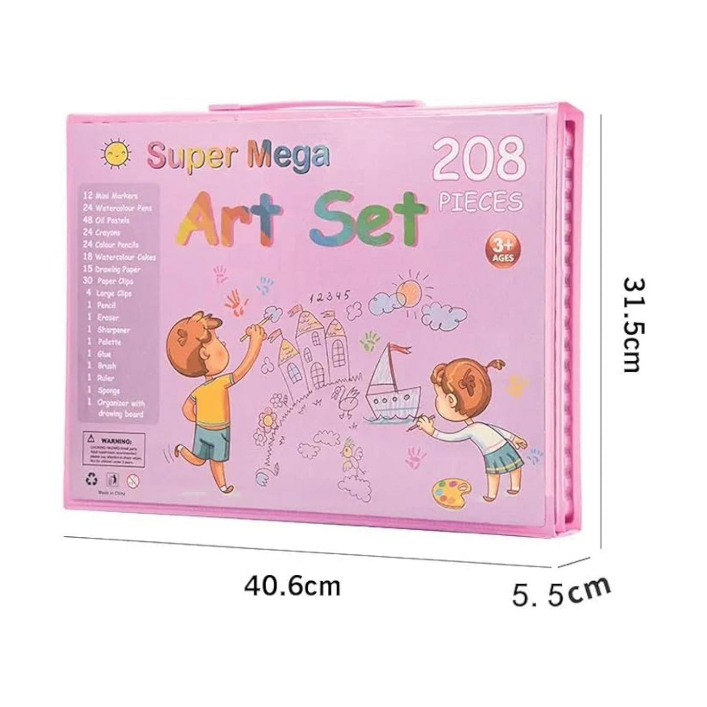 208 Pcs Art Drawing Set