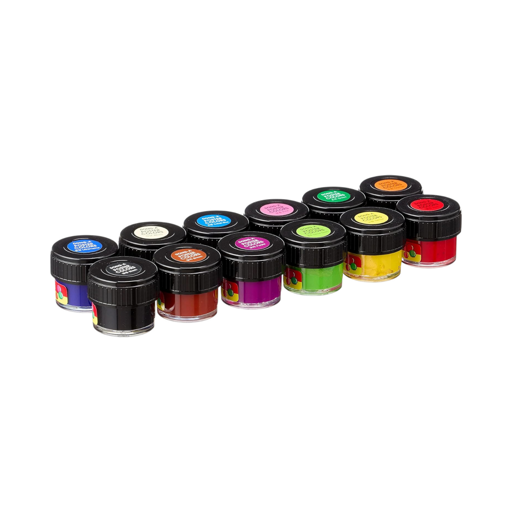 Dong-A Dooly Poster Colors, 10 Ml - Set Of 12