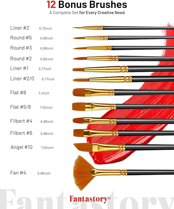 M&G Acrylic Paints 12 Ml - Set Of 24Pcs (Copy)