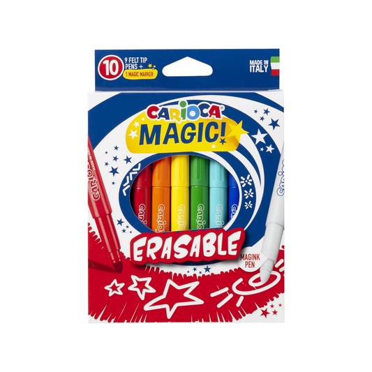 Carioca 43182 High Quality Magic Ink Pen Set Of 10 Pcs. - Multi Color