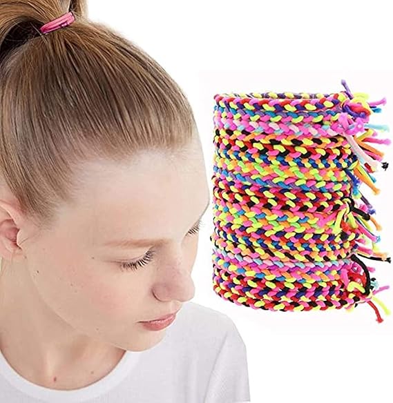 Elastic Hair Ties 6Pcs Hair Braided