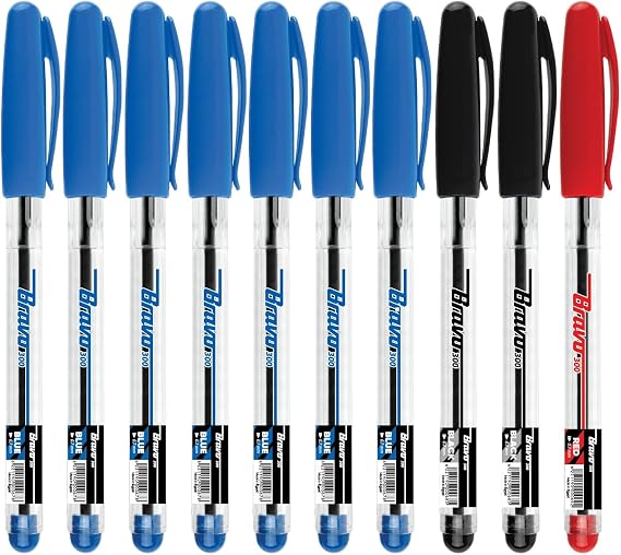 Bravo 300 0.7 mm  Ballpoint Pen 10-Pieces
