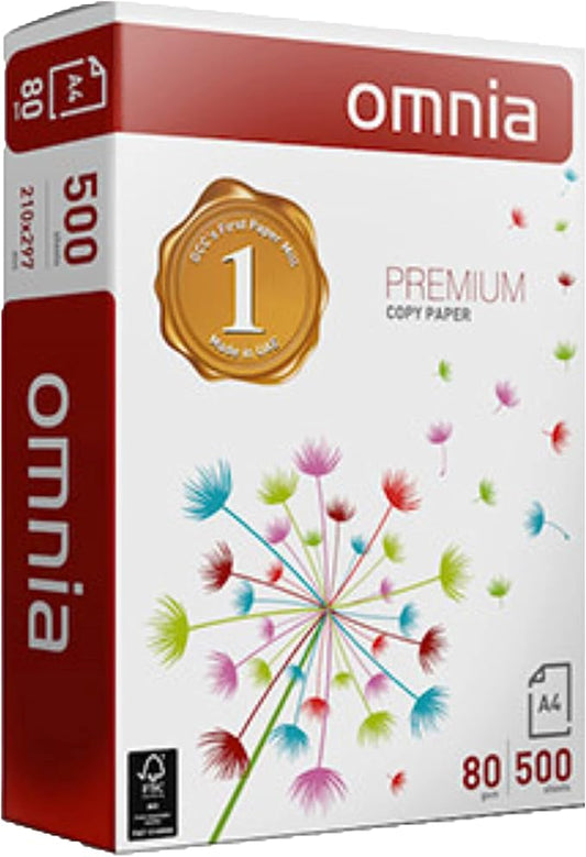 Omnia Copy Paper - 80g – 500 Sheets