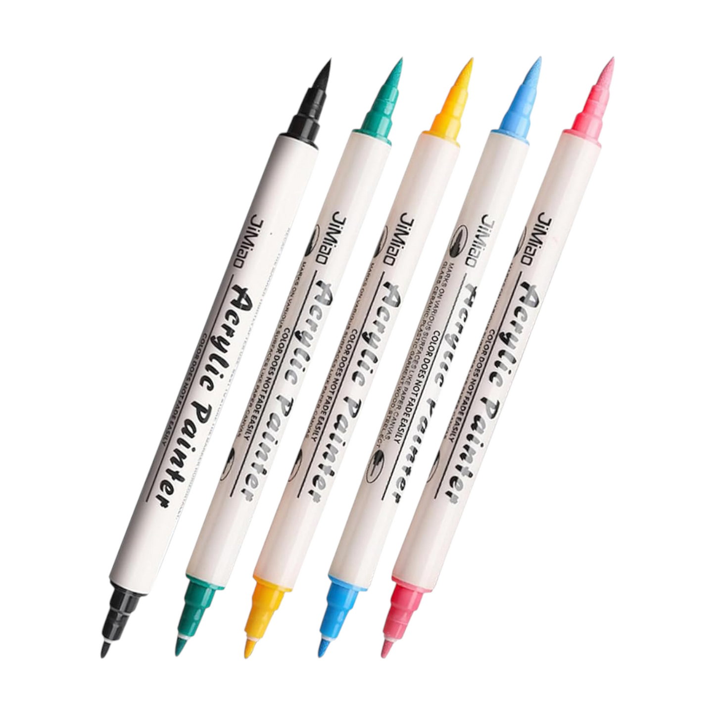 Set of 12 - 24 - 36 Acrylic Paint Pens, Metallic Colors