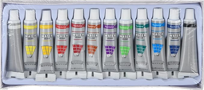 keep smiling Water color set of 12 tubes, 6 mm, hs-88_7706w