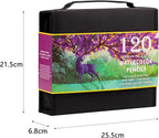 Kalour Premium Professional Colored Pencil Set with Canvas Bag 120-Pieces
