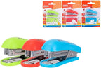 Deli e0253 mini paper stapler- assorted colors