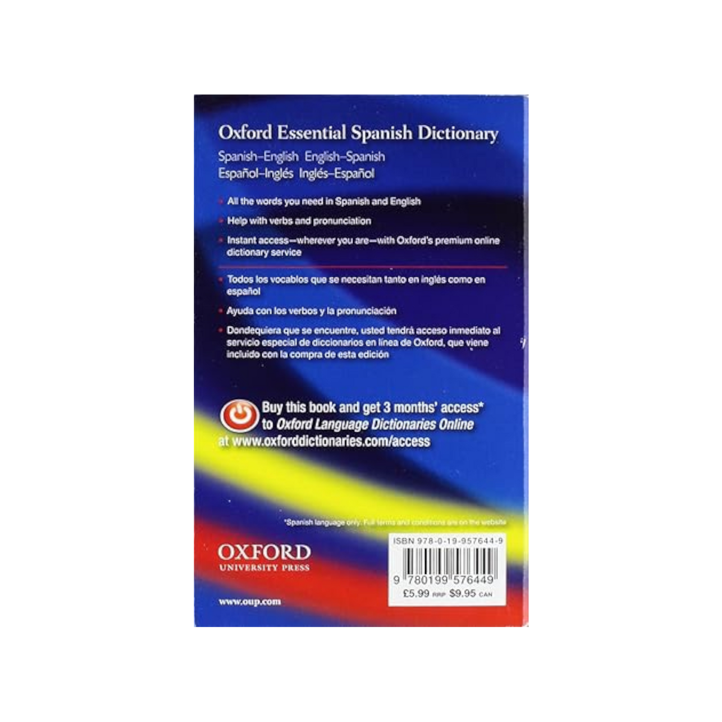 Oxford Essential Spanish Dictionary: Spanish-English - English-Spanish Paperback – Big Book