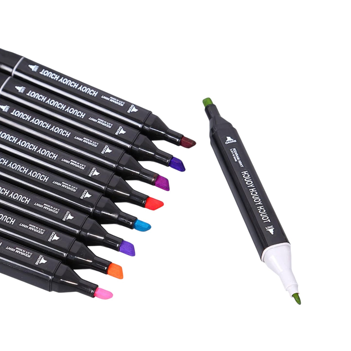Textile Marker Pens, Machine Washable Textile Markers, 24 Colors