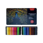 Macaron Water Color Pencils Shades | 3.3mm Soft Thick Lead Water Soluble Colour Pencils for Kids & Artists | Smooth Blending Sketching Drawing Set (72)