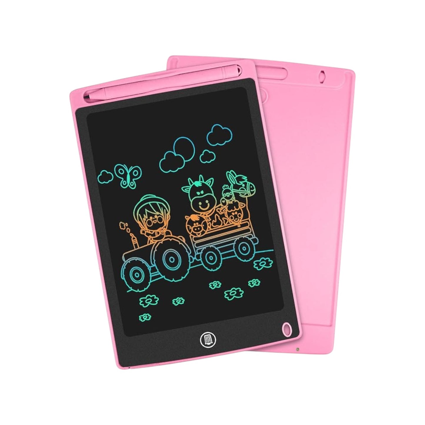 12 Inch LCD PANEL Colorful Writing Tablet  Colors May Vary