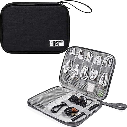Travel Cable Organizer Bag Portable Cord Organizer Bag for Cable