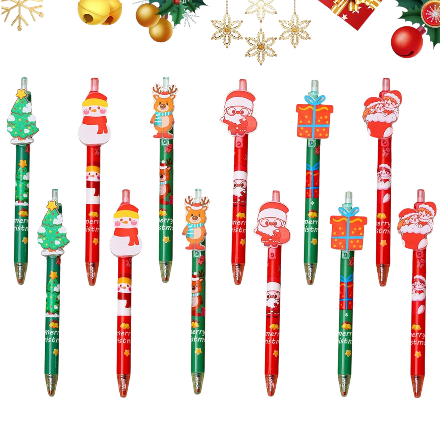 Christmas Gel Ink Pens