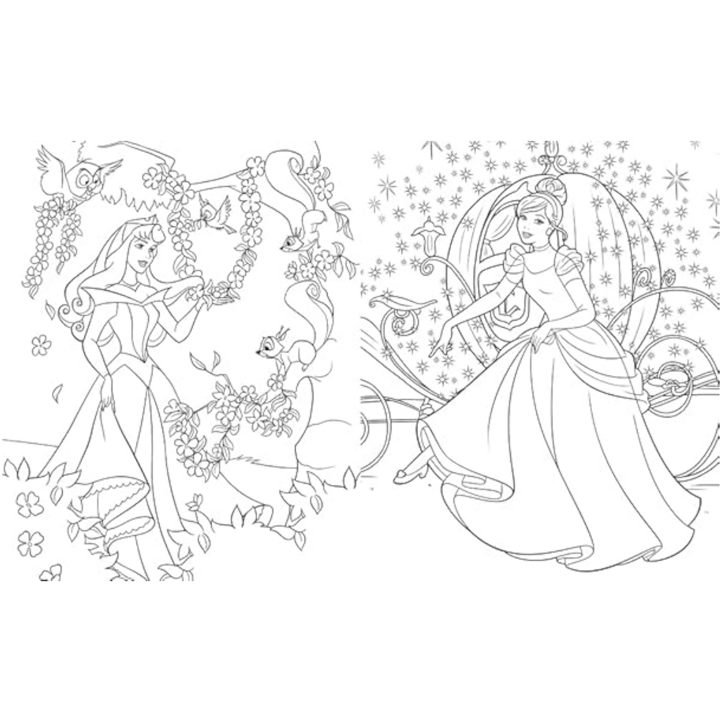 Autumn Disney Princess: Mega Colouring Paperback – Big Book,