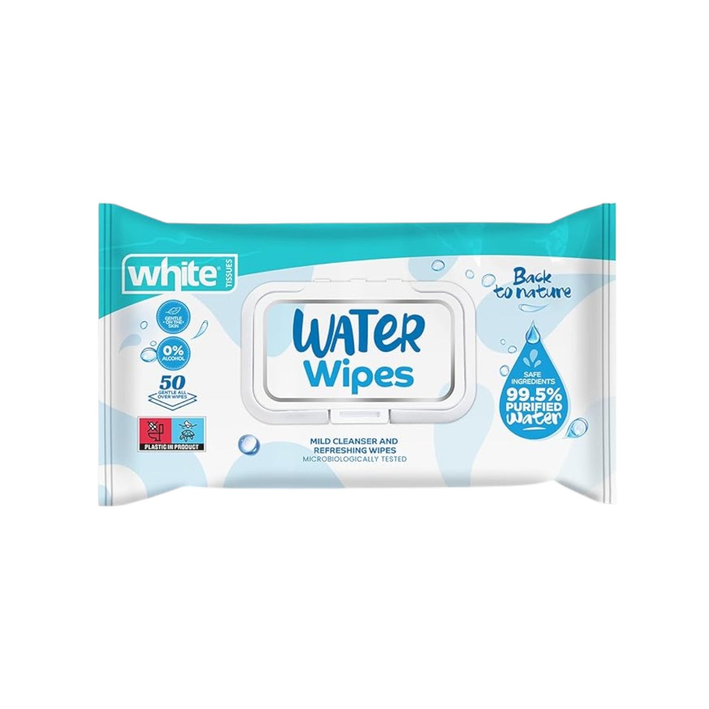 White water wipes 50