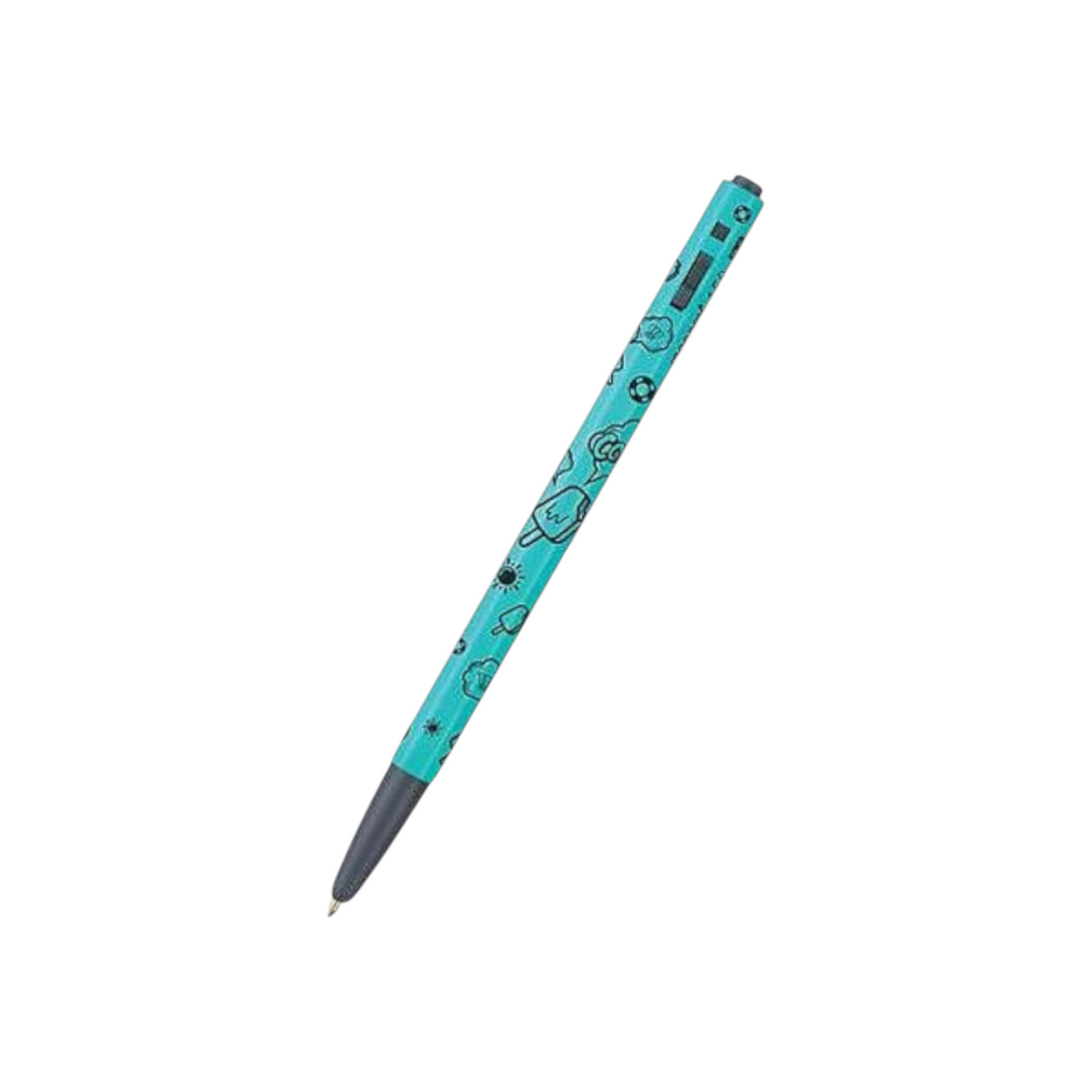 Monami Oil pen 153 cartoon 0.5mm Soda Sky