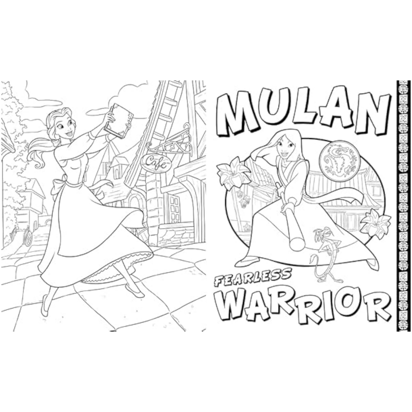 Autumn Disney Princess: Mega Colouring Paperback – Big Book,