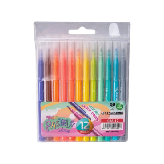 Bertrand 12 Pastel Color Watercolor Pens No.988-12