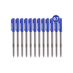 Deli Arrow Ball Point Pen Set 0.7mm Q00930 Blue