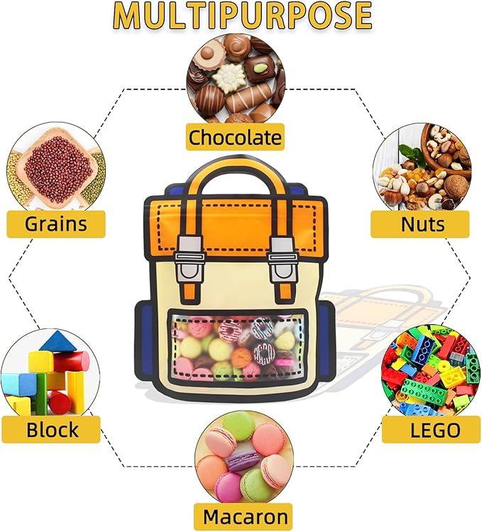 Cartoon Backpack Goodie Bags