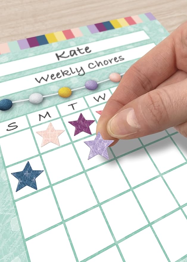 Oh Happy Day Stars Mini Stickers - 4 Sheets