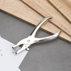 Deli Stapler & Punch 1-Hole Punch 114 Silver