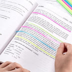 Transparent Long Page, Index Tabs Multicolor, Set Of 160 Sheets