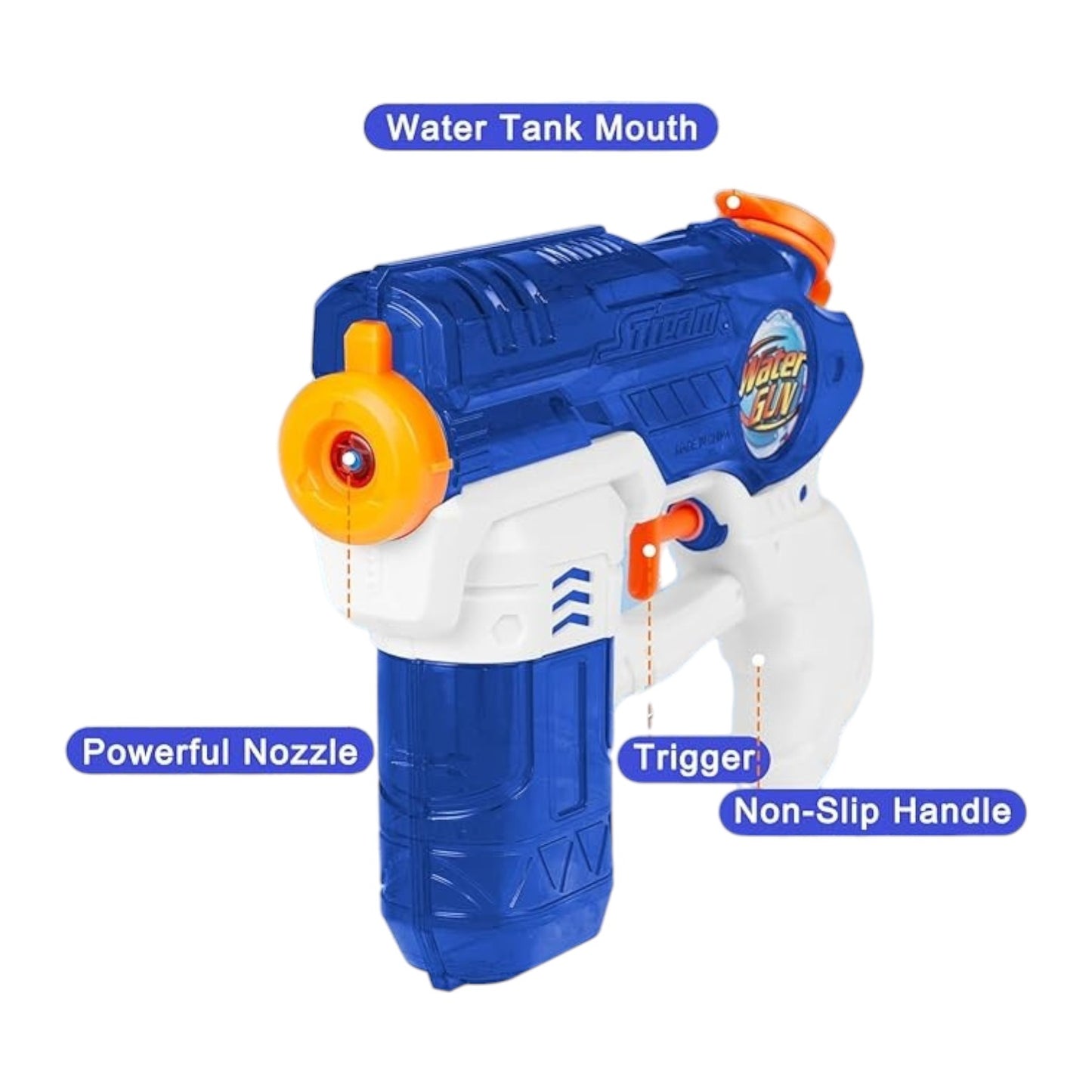 Water Guns for Kids Adults-3 Pack Squirt Guns 200CC